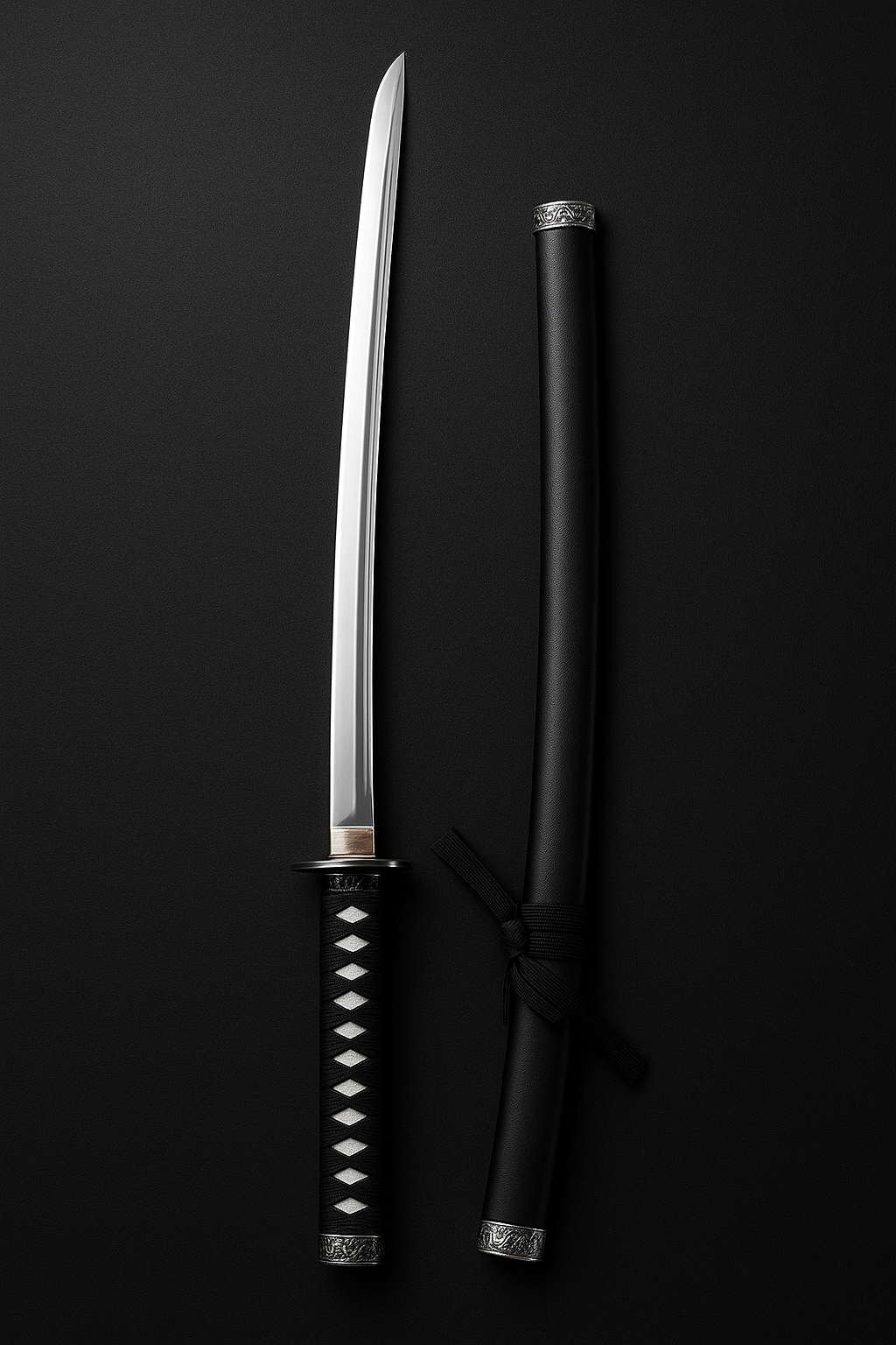 Real Samurai Katana Sword – 40" Handmade Stainless Steel Blade with Scabbard (Made to Order)